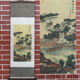 中国特色丝绸画卷轴画 外事小礼品出国留学礼物送老外 装饰品挂画