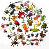 包邮仿真橡胶动物模型 昆虫爬行玩具 50款昆虫爬行动物玩具模型