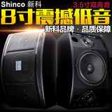 Shinco/新科 DJ-12 卡包音箱 8寸家庭KTV会议舞台专业音响 一拖二