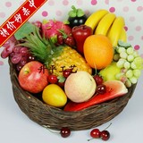仿真水果蔬菜模型 人造假水果 仿真水果混合套装拼盘水果模型道具
