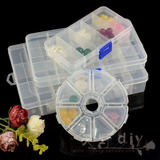 天野DIY饰品配件 饰品收纳盒 塑料透明盒子 置珠盒 8-36格