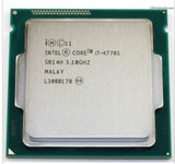 Intel 酷睿i7 4770S 散片CPU 3.1G 正式版 四核八线程回收cpu