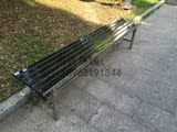 304不锈钢长凳子更衣室长条凳换鞋凳休息凳户外实木公园椅长椅子