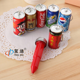 韩国创意文具 伸缩易拉罐造型雪碧王老吉可乐圆珠笔 学生用品奖品
