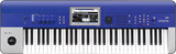 全新KORG Krome 蓝色 BL 合成器 编曲键盘 日本直送 顶级质量