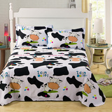 全棉床单 卡通纯棉学生寝室被单单件1.2米1.5米1.8米单人双人床罩