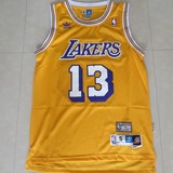 球衣swingman刺绣 NBA湖人队13号 张伯伦球衣 黄色篮球服