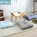 日式棉麻布艺蒲团椅垫飘窗地毯地板坐垫办公室电脑椅学生凳子垫子