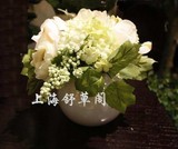 上海仿真样板房花艺 可爱小台花 办公桌花 洽谈盆花 服装店摆放