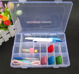 24格收纳盒 十字绣线盒 针线盒 整理盒 收纳盒 塑料盒 珠子盒
