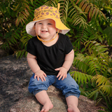 美国Luvali儿童抗紫外线太阳帽flapjacks儿童夏防晒遮阳帽两面戴