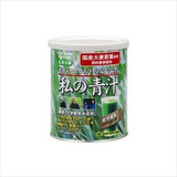 日本代购 私の青汁养乐多Yakult 有机大麦若叶 缓解便秘 200克罐