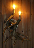 法式风格壁灯北欧宜家鹿角壁灯客厅餐厅艺术壁灯欧式床头灯镜前灯