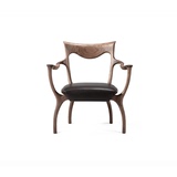 传世风格黑胡桃木餐椅现代中式全实木书椅北欧宜家化妆椅可定制