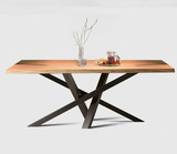 欧美式创意实木会议桌洽谈长桌简约时尚办公桌个性接待桌会客桌子