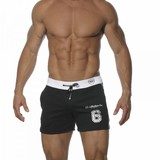 夏季男士纯棉修身跑步健身运动23分超短裤男生二三分沙滩外贸热裤
