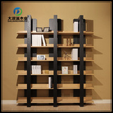 木结构现代简约书柜书架时尚创意置物陈列架展示柜厂家直销D179