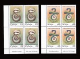 TF2025A塞尔维亚2013生肖蛇年；绘画蛇及十二生肖罗盘 方连邮票