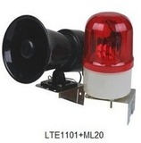 LTE-1101+ML-20 电子防盗 工业报警器 报警喇叭 声光一体化报警灯