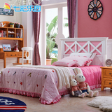 全实木儿童床1.5米地中海公主床粉色多功能床1.2米美式乡村单人床
