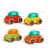 外贸原单糖果色榉木惯性小汽车跑车，木制小赛车迷你多色木头汽车