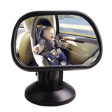 车用宝宝观察镜车内后视镜汽车儿童车载吸盘式后排BABY观察镜