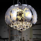 新中式水晶吊灯客厅创意现代圆球形梅花艺术大气餐厅卧室灯具LED