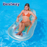 包邮Bestway成人水上浮排 单人海上游泳充气浮床 沙滩垫海滩躺椅