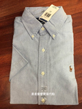 美国正品代购Polo Ralph Lauren男士SLIM fit修身短袖衬衫衬衣