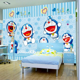 3D壁纸卡通主题壁画温馨卧室儿童房幼儿园背景墙纸哆啦A梦壁画