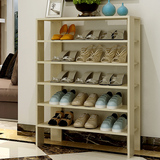 简约现代特价木质多层鞋架储物收纳置物架大容量防尘简易家用鞋柜