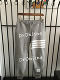 【DrOnline】THOM BROWNE 16SS春夏新款 针织罗纹经典运动裤