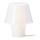 IKEA北京宜家家居正品代购加维克台灯蓝色毛玻璃床头灯装饰灯