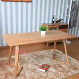木居家纯实木餐桌餐椅组合北欧家具小户型创意简约日式饭桌长方桌