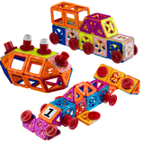 科博磁力片30送10件百变提拉益智玩具磁性积木建构片3~7岁