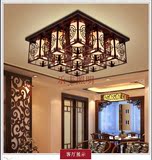 现代简约新中式吸顶吊灯中国风格复古大气led客厅饭厅饭馆酒店led