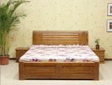 特价柏木床 厂家直销 双人床 大家具 可加高箱 全实木床 卧房系列