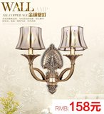 特价销售全铜欧式壁灯客厅房间床头壁灯美式乡村高档别墅复古壁灯