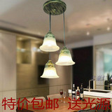 特价餐厅吊灯美式简约鱼线型现代厨房欧式古铜色LED包邮灯具
