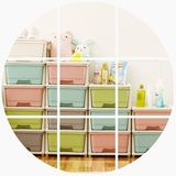 升级版 第二代日式透明抽屉式宝宝衣柜儿童收纳柜玩具整理收纳箱