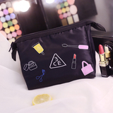 韩国3CE化妆包小号便携收纳包 可爱创意帆布旅行 多功能手拿包