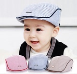 6-12个月韩国春秋潮婴儿帽子2 3岁女男宝宝鸭舌帽儿童贝雷遮阳帽