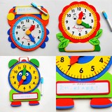 EVA手工制作材料包  幼儿园创意DIY玩具 认知时钟 儿童启蒙教具