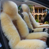 冬季羊毛坐垫狼皮汽车座垫毛绒座套专车专用皮毛一体毛垫单座车垫