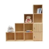 特价经典实木组合书柜书架 柜子储物柜收纳柜置物架实木柜 小格子