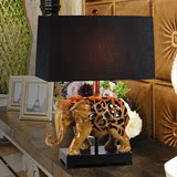 欧式台灯卧室床头客厅书房现代宜家创意大象时尚节能美式装饰台灯