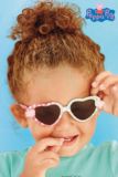 英国NEXT童装代购 女童爱心粉红猪小妹佩佩猪太阳眼镜防晒镜