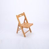 竹木便携折叠椅 儿童靠背椅电脑椅餐桌椅  中式实木椅休闲椅家用