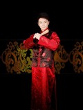 中式婚礼新郎马褂长衫中国风汉服结婚唐装男士民族地主服演出和服