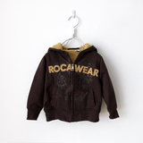 外贸原单Rocawear洛卡薇尔男童装秋冬装加绒长袖儿童卫衣外套